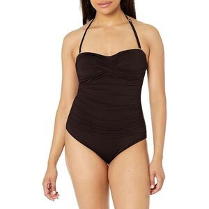 Women's Live In Color Plunge Twist One Piece Swimsuit